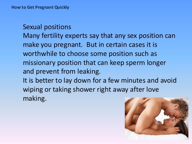 Best Way To Get Pregnant Quickly 23